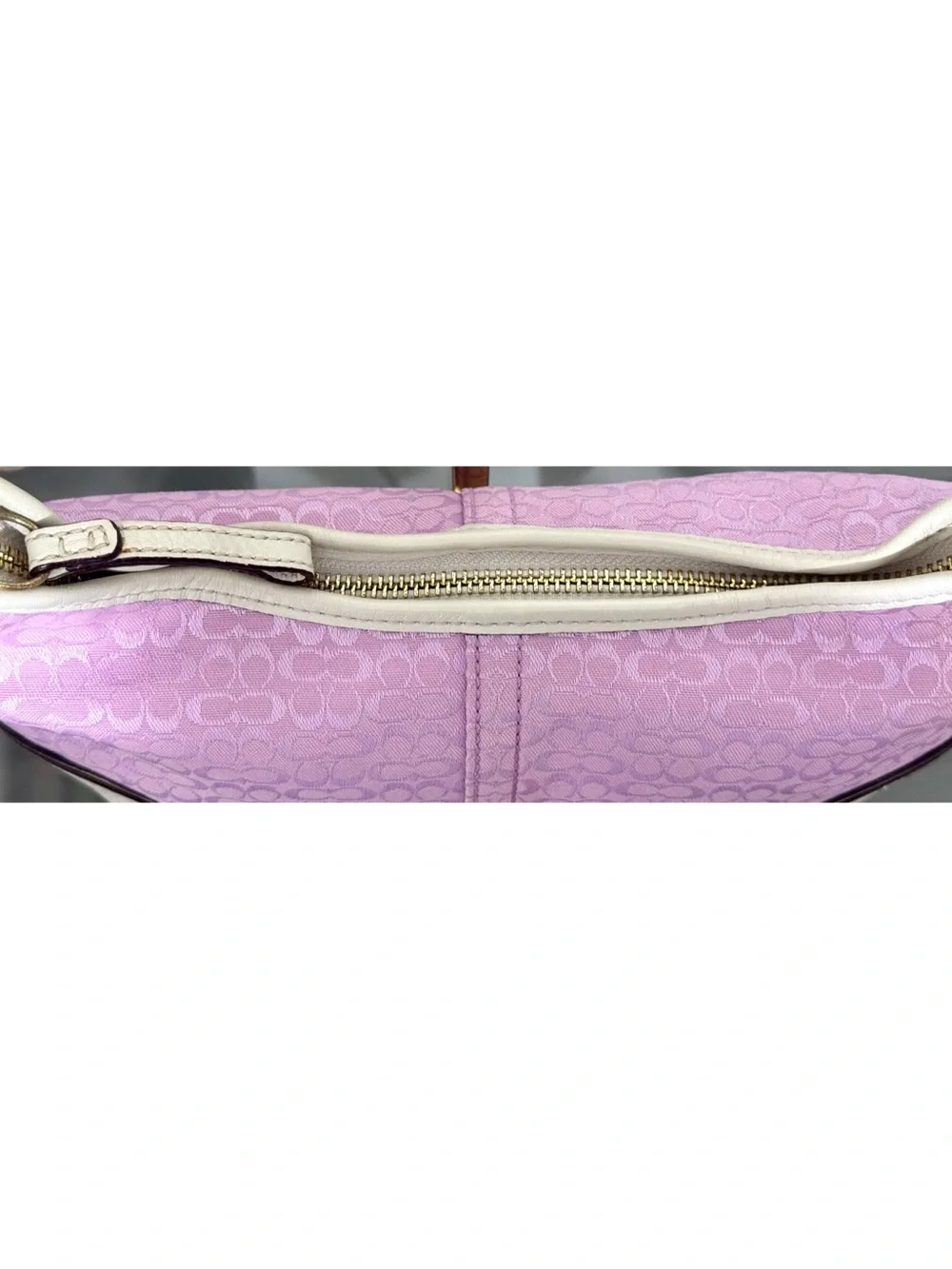 COACH Vintage Y2K Soho Signature Mini Hobo Bag, SOHO PINK
